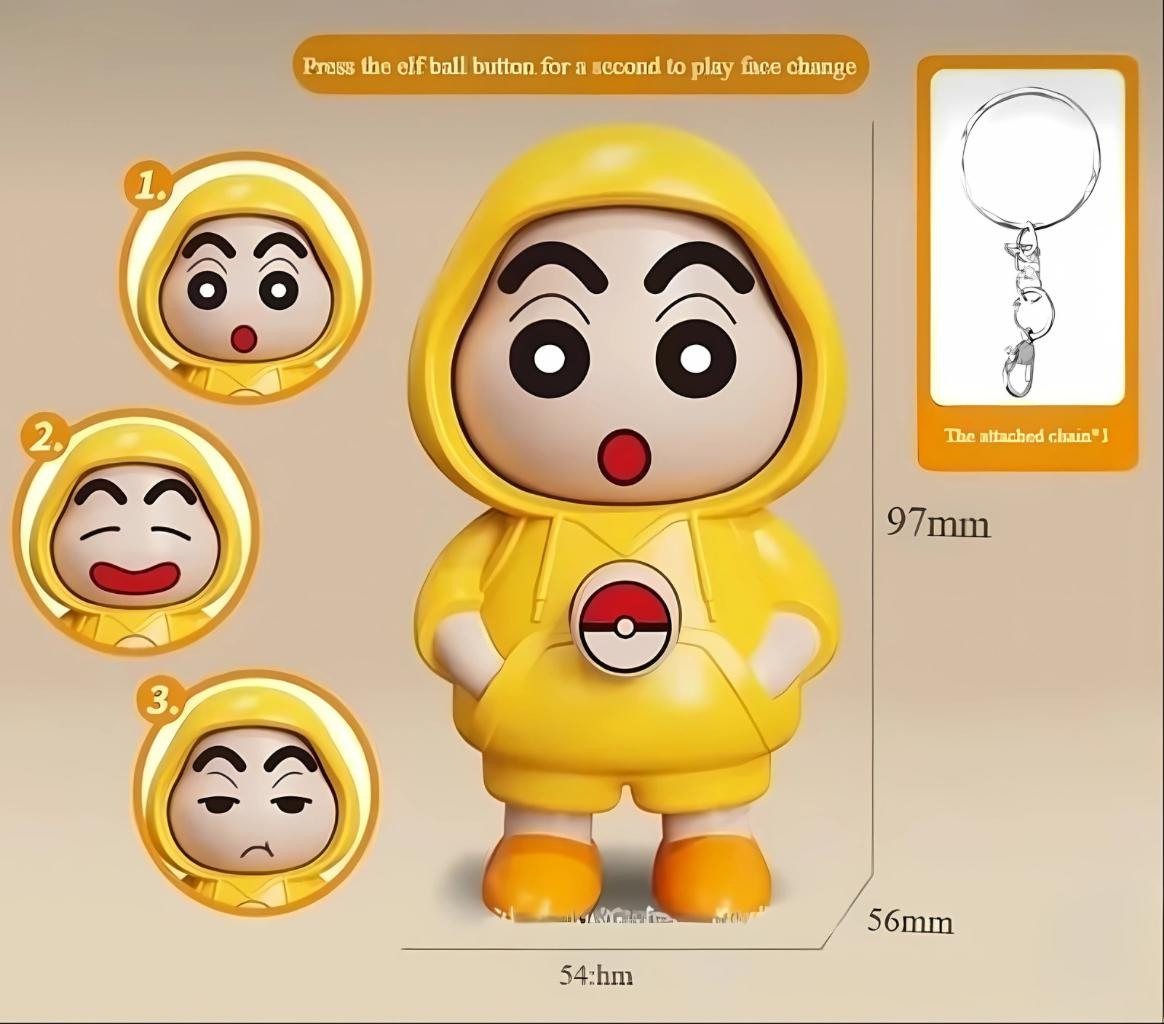 Combo Offer: Tumbler & Face changing Shinchan Key chain