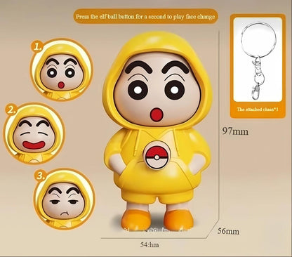 Combo Offer: Tumbler & Face changing Shinchan Key chain